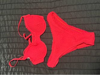 Orange bikini set