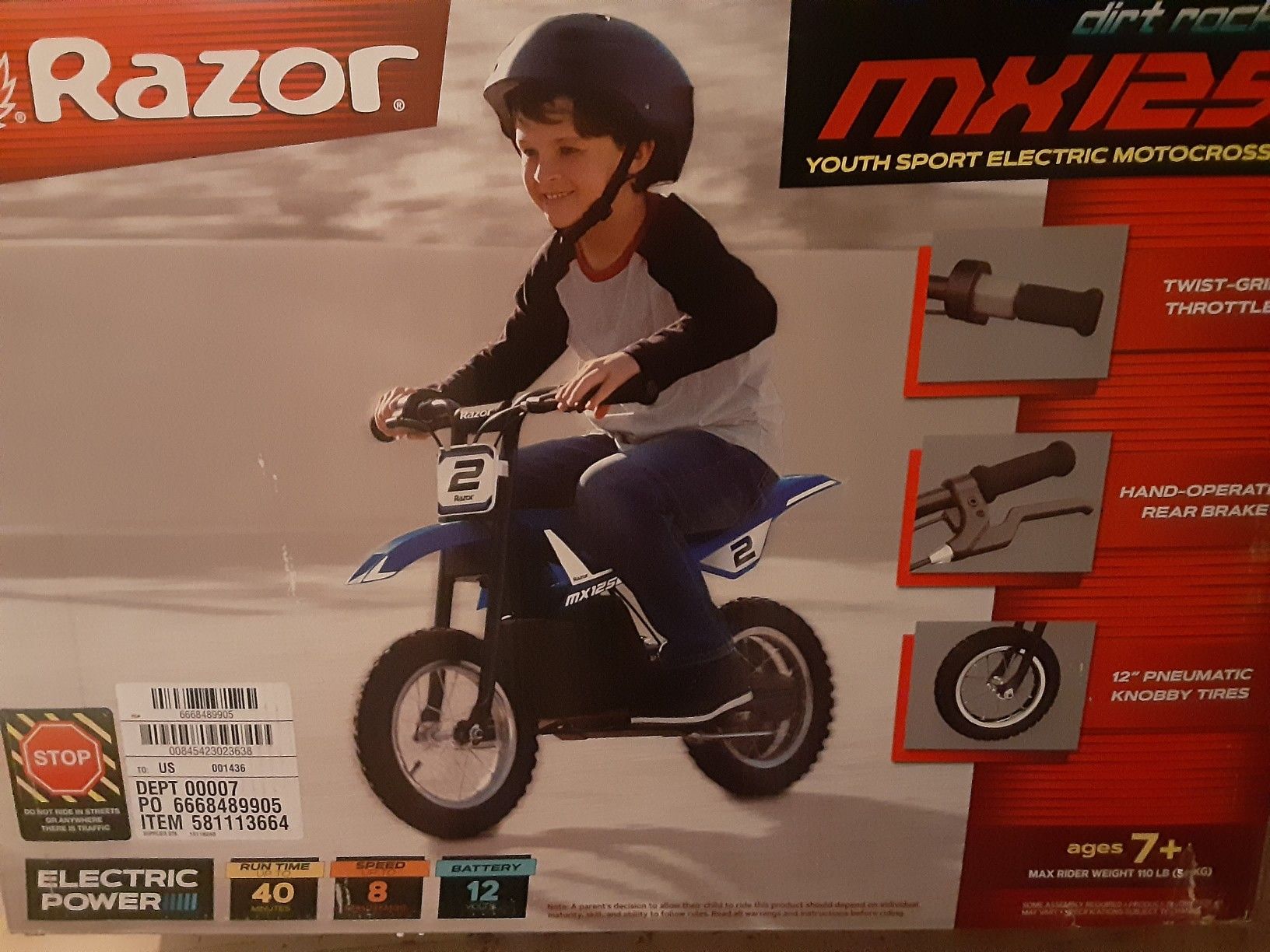 Razor 125 kids bike