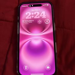 Pink iPhone 16 128GB