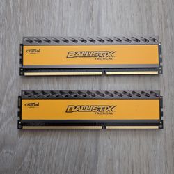 Ballistix Tactical 16GB (2×8GB) DDR3‑1600 — Excellent Condition