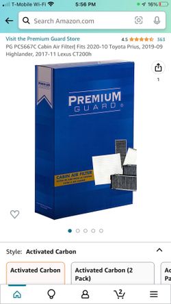 Toyota Lexus filter