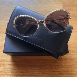 Chanel Sunglasses – Pearl Detail Round Frame – With Case & OG Box – Public Meetup