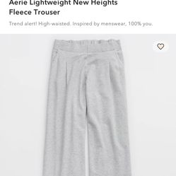 Aerie Lightweight New Heights Fleece Trouser