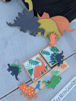 REDUCED Dinosaur Decor