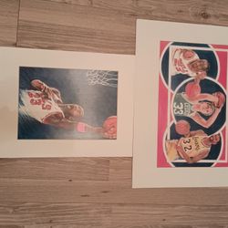 LEGENDS OF THE NBA PASTEL PAINTINGS PLAZA ART FAIR 