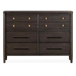 New 8 Drawer Dresser Dark Oak - $1300 Retail “open box” BLEMISH - Delivery Available