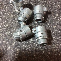 5- Armored Cable Connects With Rings