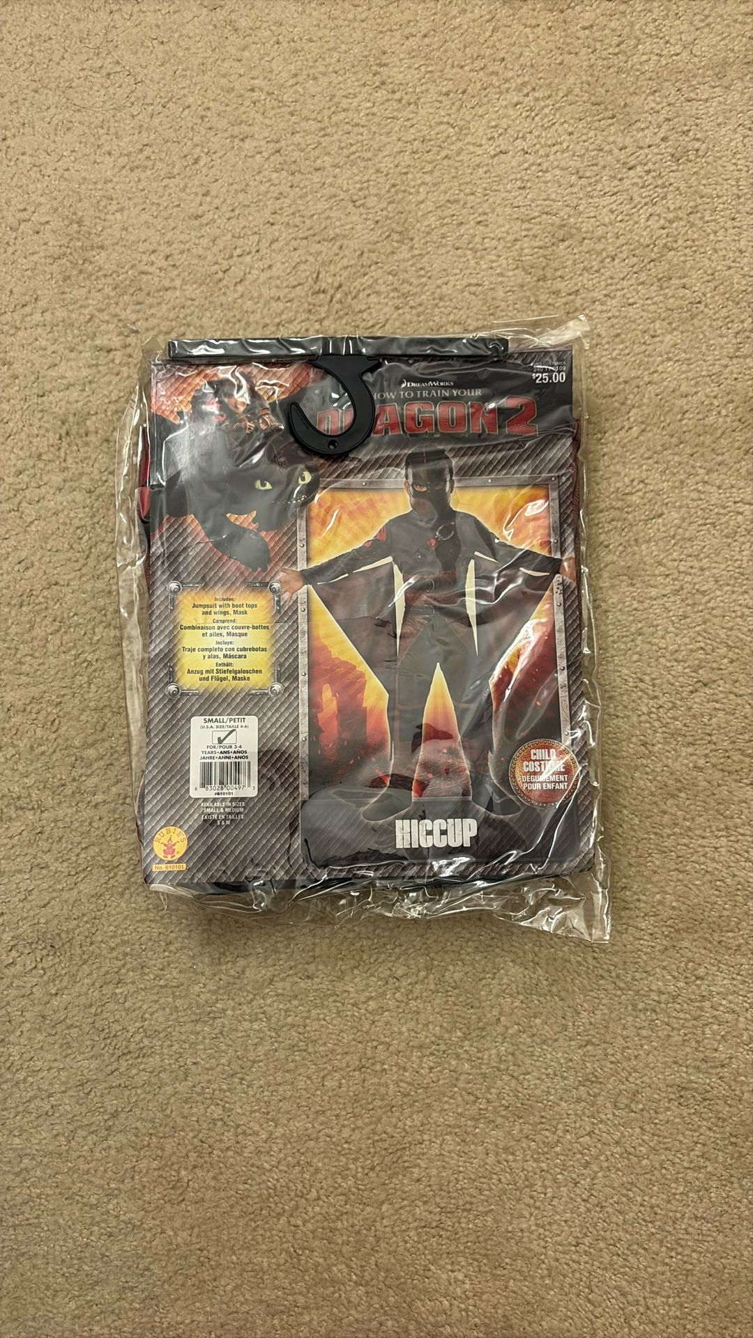 How To Train Your Dragon 2 Hiccup Kids Children’s Halloween Costume Size Small (4-6)