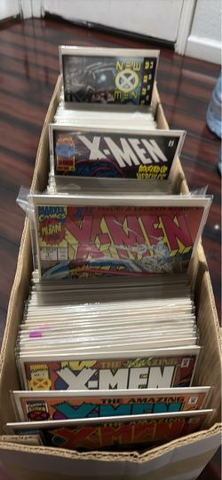 Box of X-men comics