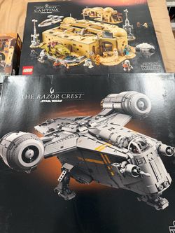 Lego ucs razor crest and mos eisley