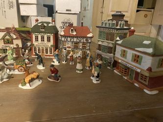 Heritage Dickens Village With Boxes