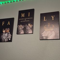 3 piece lions