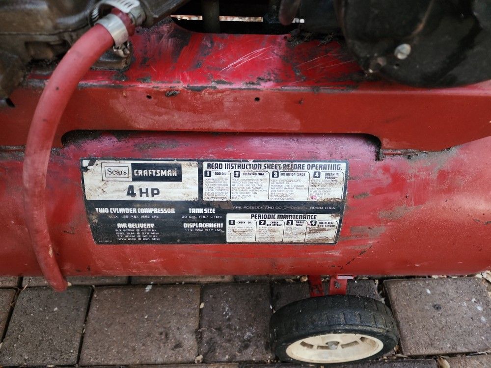 Craftsman 4 HP 220 VOLT 
