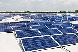 Sharp solar panel.  American made.  Works great.  