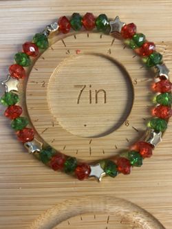 Christmas Beaded Bracelets