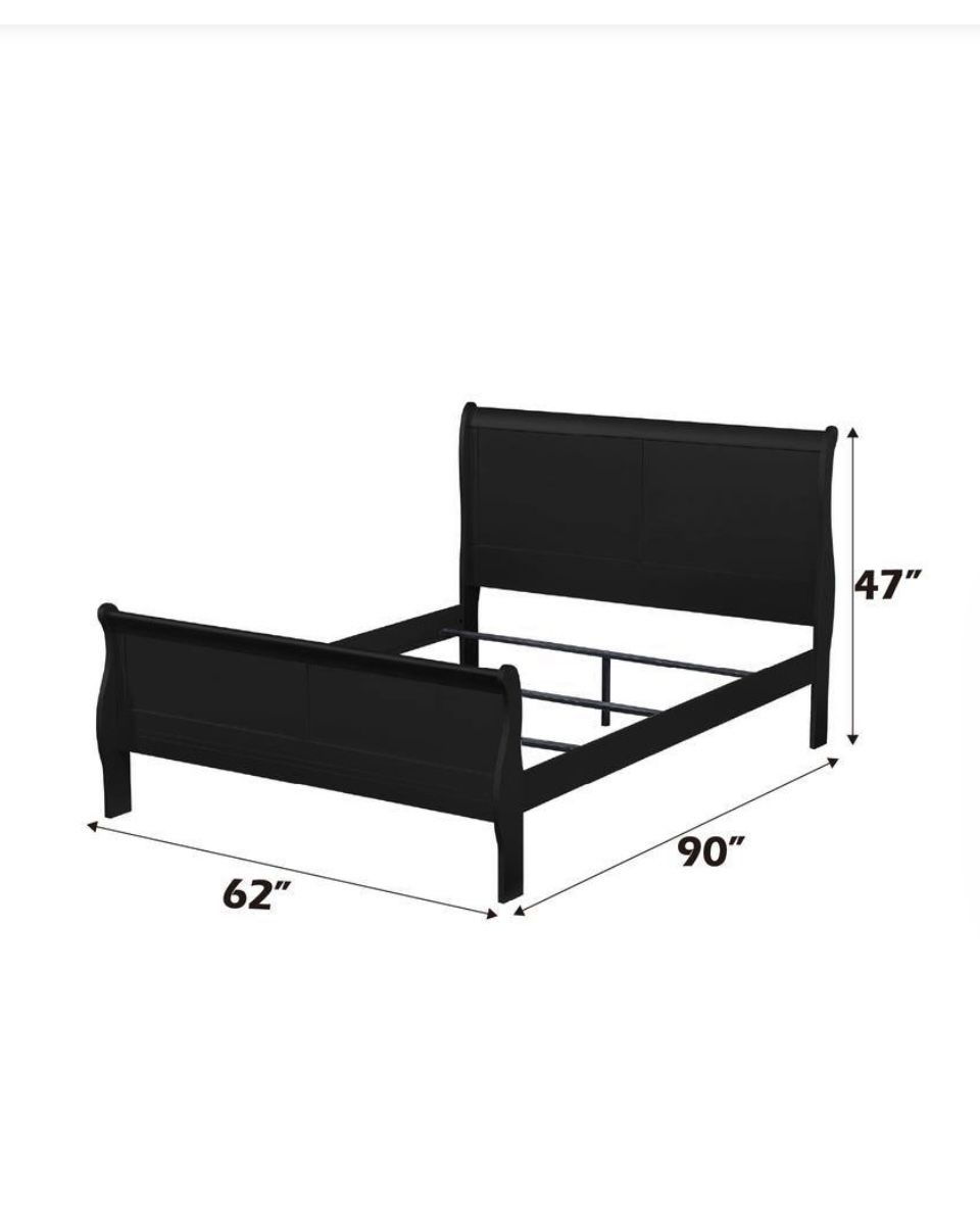 Queen Size Bed, Box Spring And Mattress