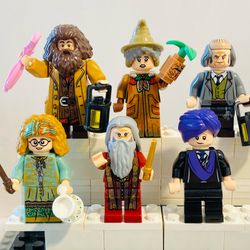 Harry Potter Hogwarts Professors 6pc Minifigure Set LEGO Compatible