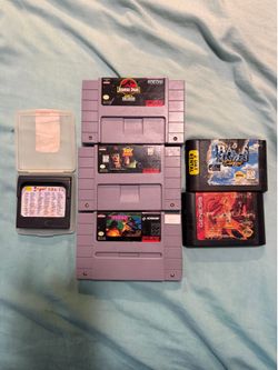 Nitendo snes and genies game