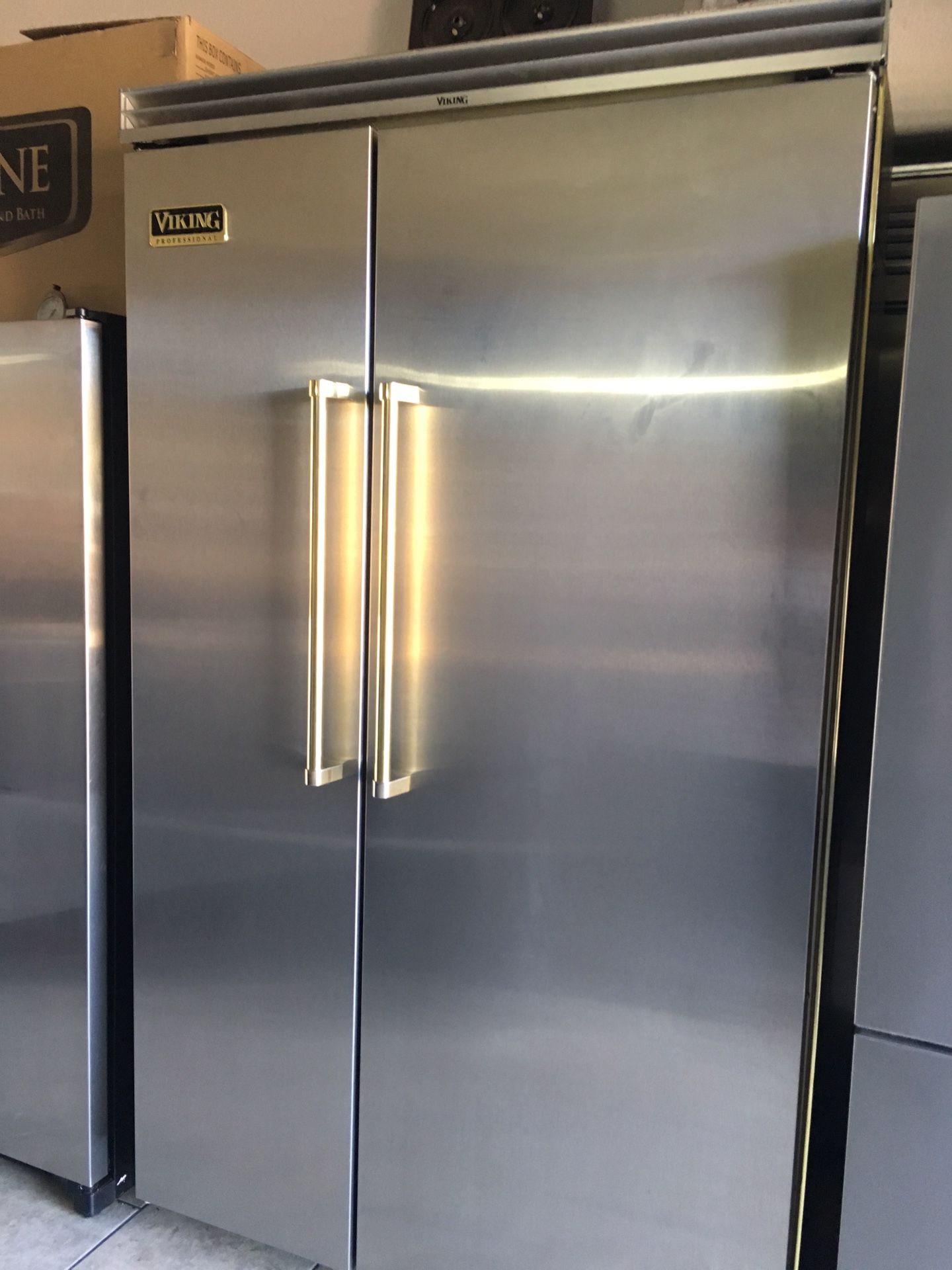 Viking refrigerator built in 48”W