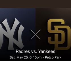 4 NY Yankees Vs SD Padres Tickets 