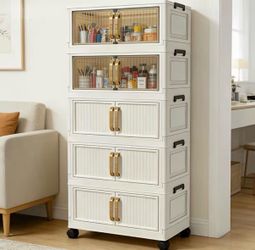 5 Tier Foldable Storage Cabinet $39.99
