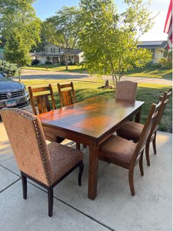 7 piece dining room set.