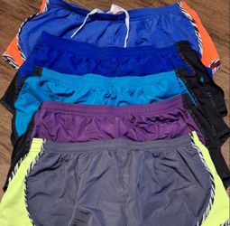 Lot of 5 Athletic Running Shorts