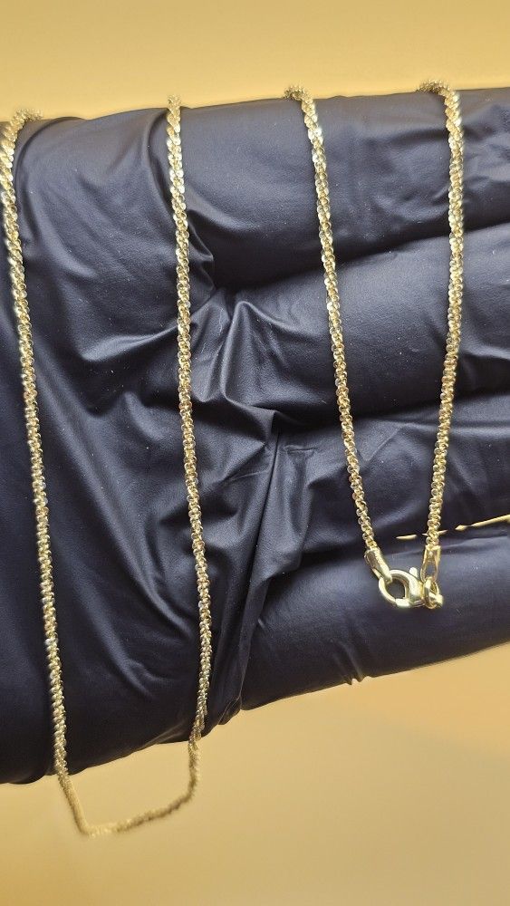 β¨ 24β Gold Over Sterling Silver Chain β¨