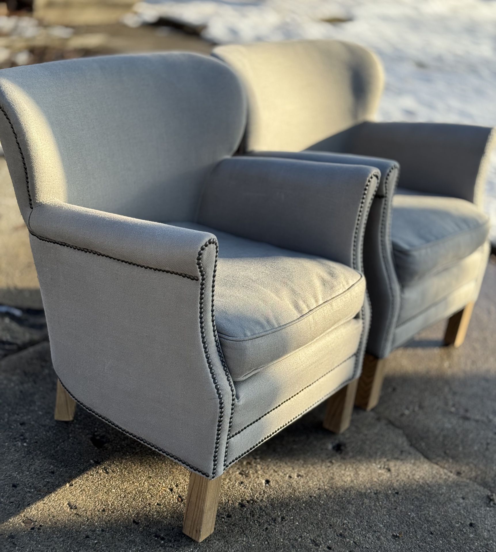 Pair of Professor Armchairs