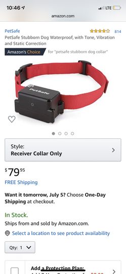 Petsafe stubborn dog waterproof bark control collar