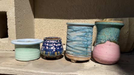 Succulent planter pots × 4