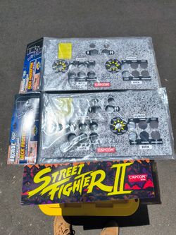 OFFICIAL Arcade1Up replacement control panel overlay (CPO) and deck protector kit for the Street Fighter II cabinet.