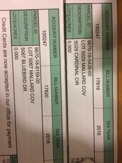 Two lots for sale in Mallard Cove, Carolina Trace.