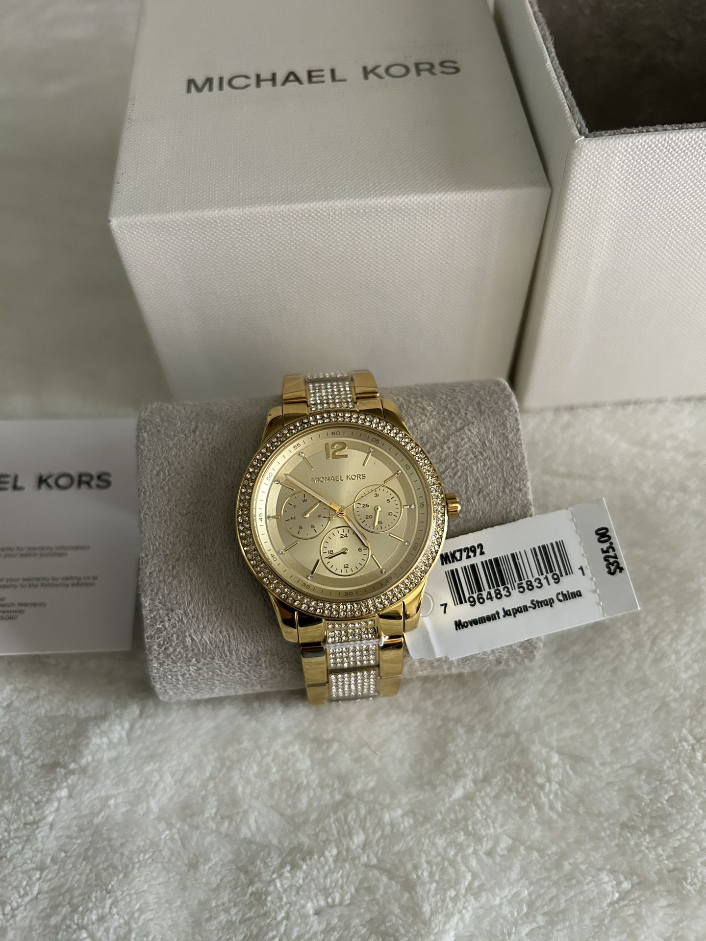 Authentic Michael Kors Gold Tibby luxury Women’s Watch (New With Tags) 
