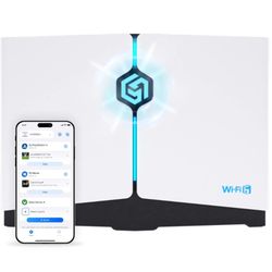 Gaming Router WiFi Booster -AX3000 PC & Consoles Game Booster, Dual Band WiFi 6, 2402Mbps 5GHz & 2.4GHz