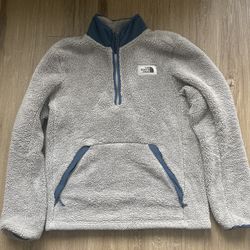 North Face Fleece Quarter Zip Jacket