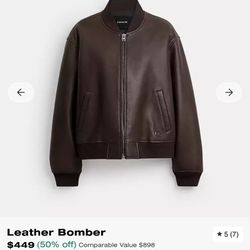 Coach Pure Leather Jacket