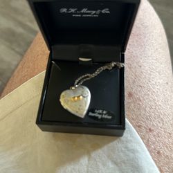 Heart Locket With Chain 