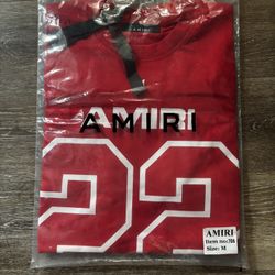 Amiri "22 Skater" Red T-Shirt
