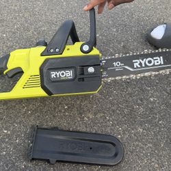 RYOBI ONE+ HP 18V Brushless 10 in. Battery Chainsaw (Tool Only no battery 