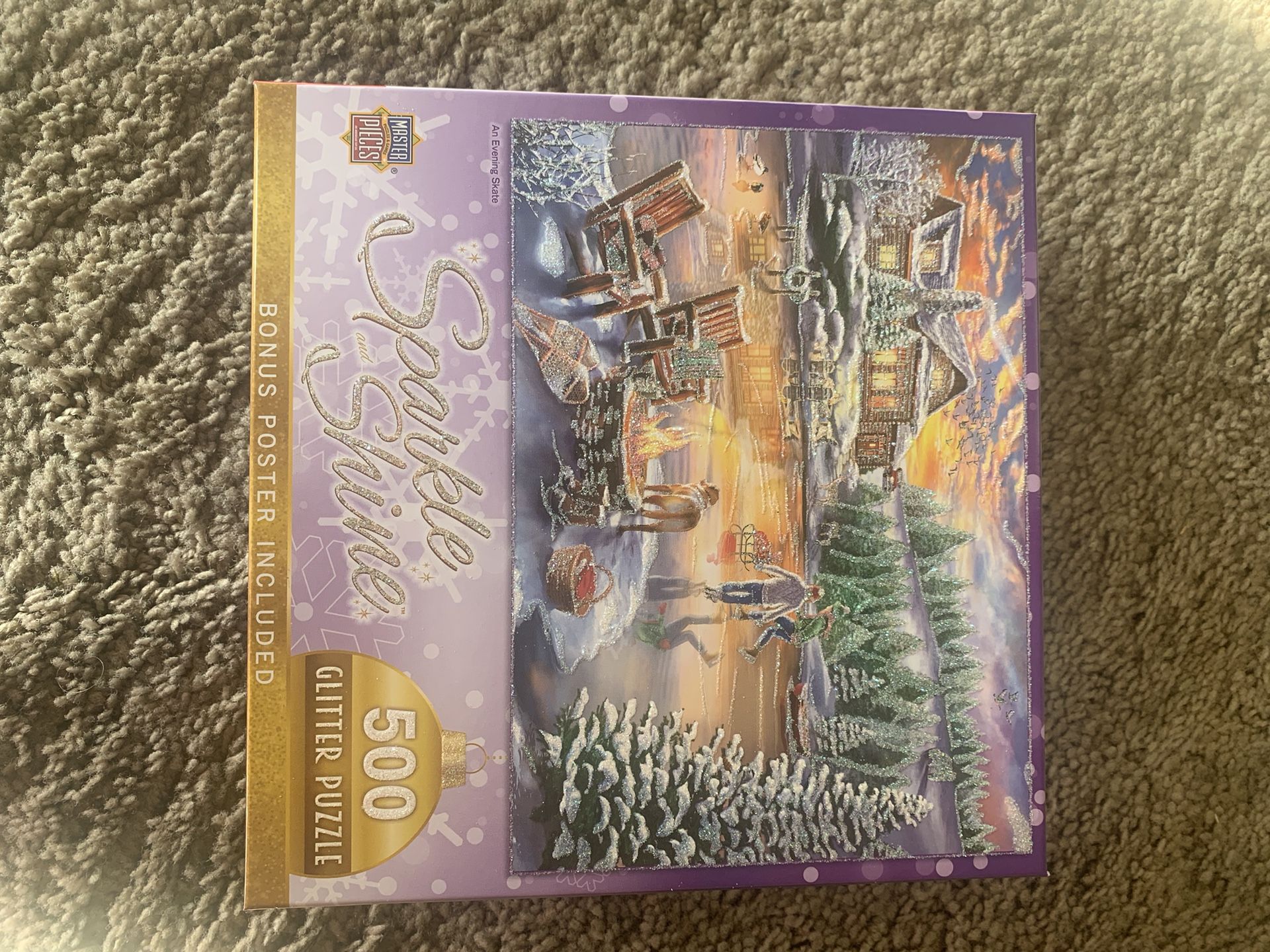 500 Piece Glitter Puzzle