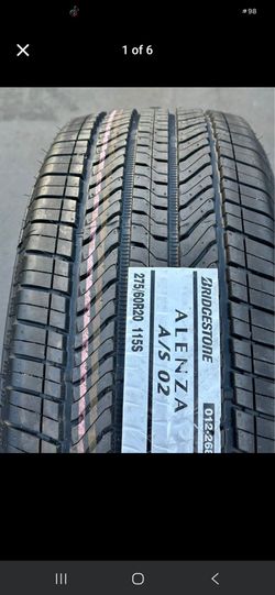 Tires New 275 60R20 Bridgestone $590 set of four install mount and balance 👌