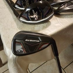 GOOD CONDITION! CALLAWAY BIG BERTHA/XR GOLF CLUB COMBO IRON/HYBRID GOLF CLUB SET