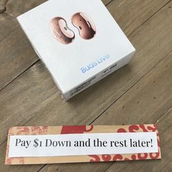 Samsung Galaxy Buds Live Bluetooth Headphones - Payments Available - Pay $1 Down To take It home