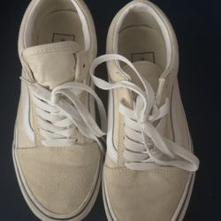 Cream White Vans