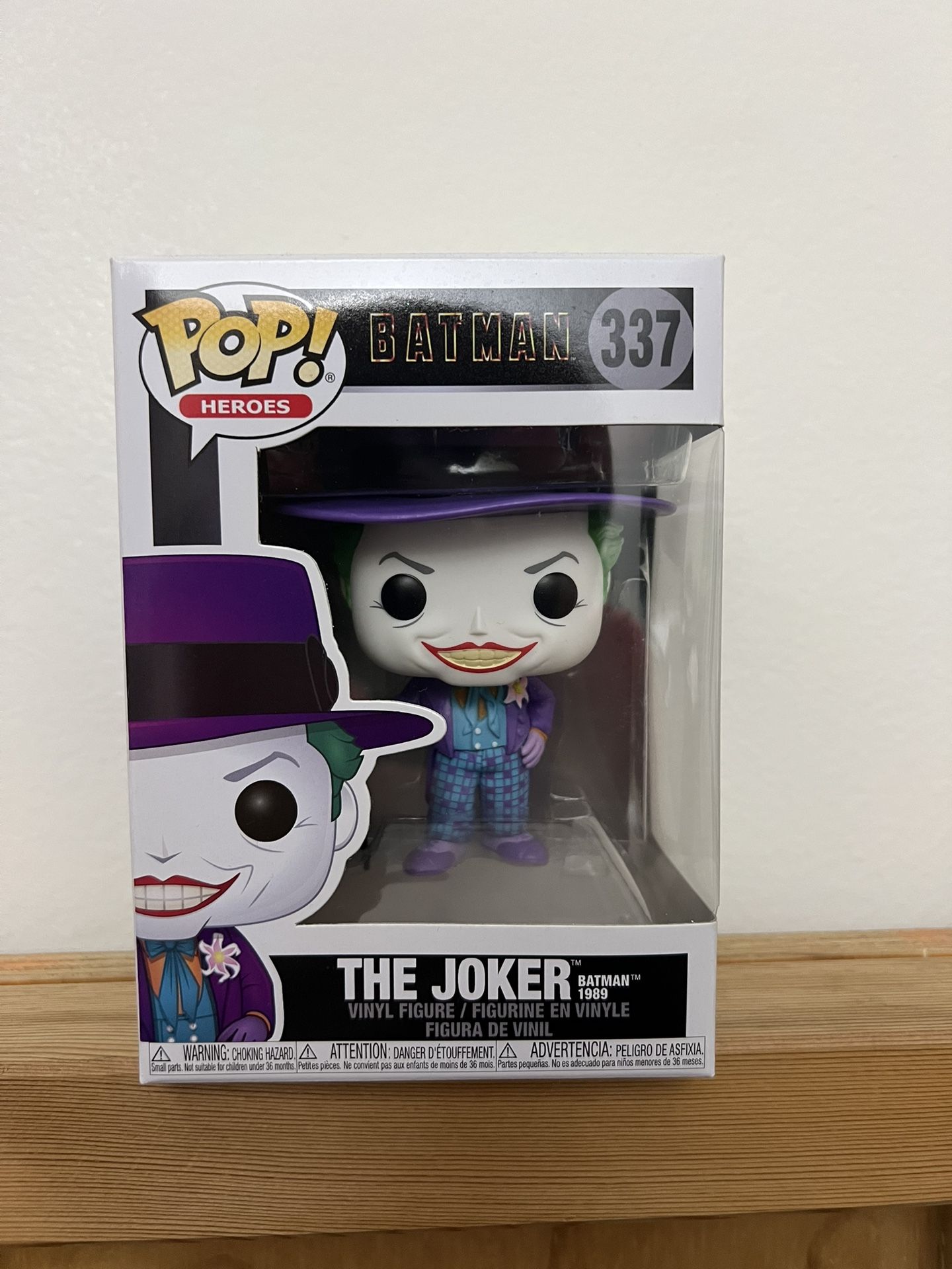Funko Pop! DC Heroes – The Joker Batman 1989 #337 – Brand New