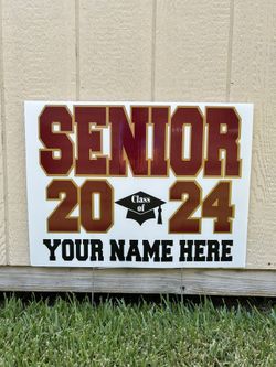 Graduation / Sport Yard Sign
