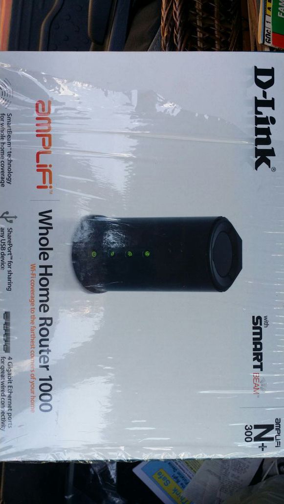 D-link Wireless N+ while home router