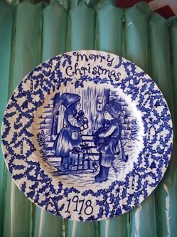 Blue plates
