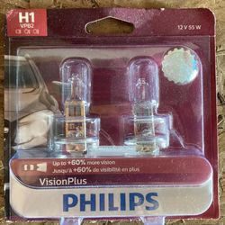 Phillips Vision Plus H1 Bulbs